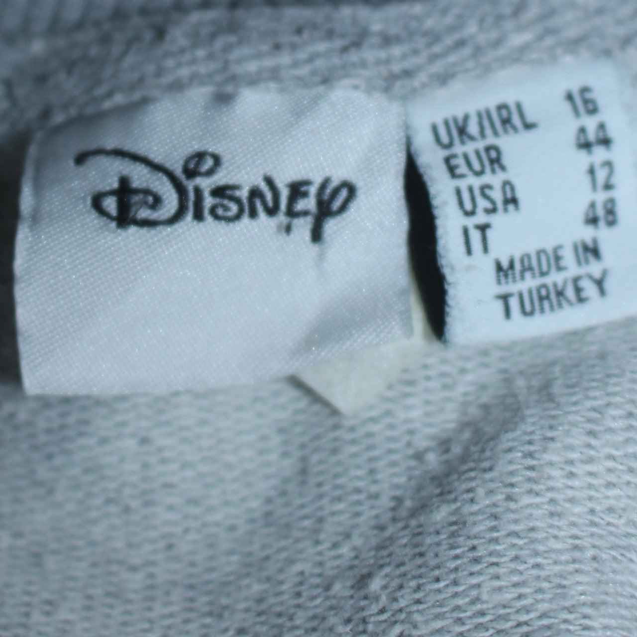 Primark Disney Womens Grey Mickey Mouse Sweatshirt Size 16