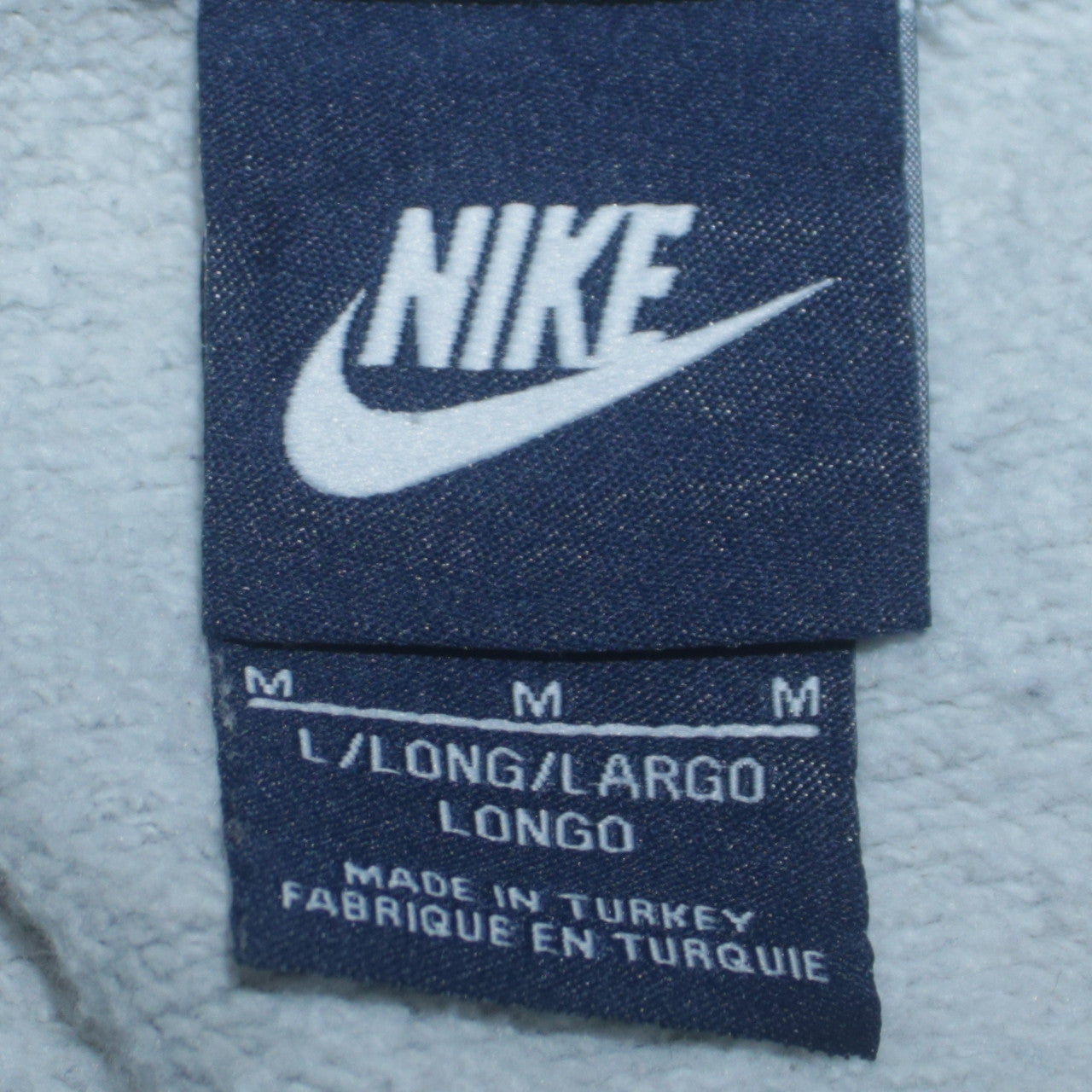 Nike Men's Grey L Track Jacket Full Zip Sports Fleece