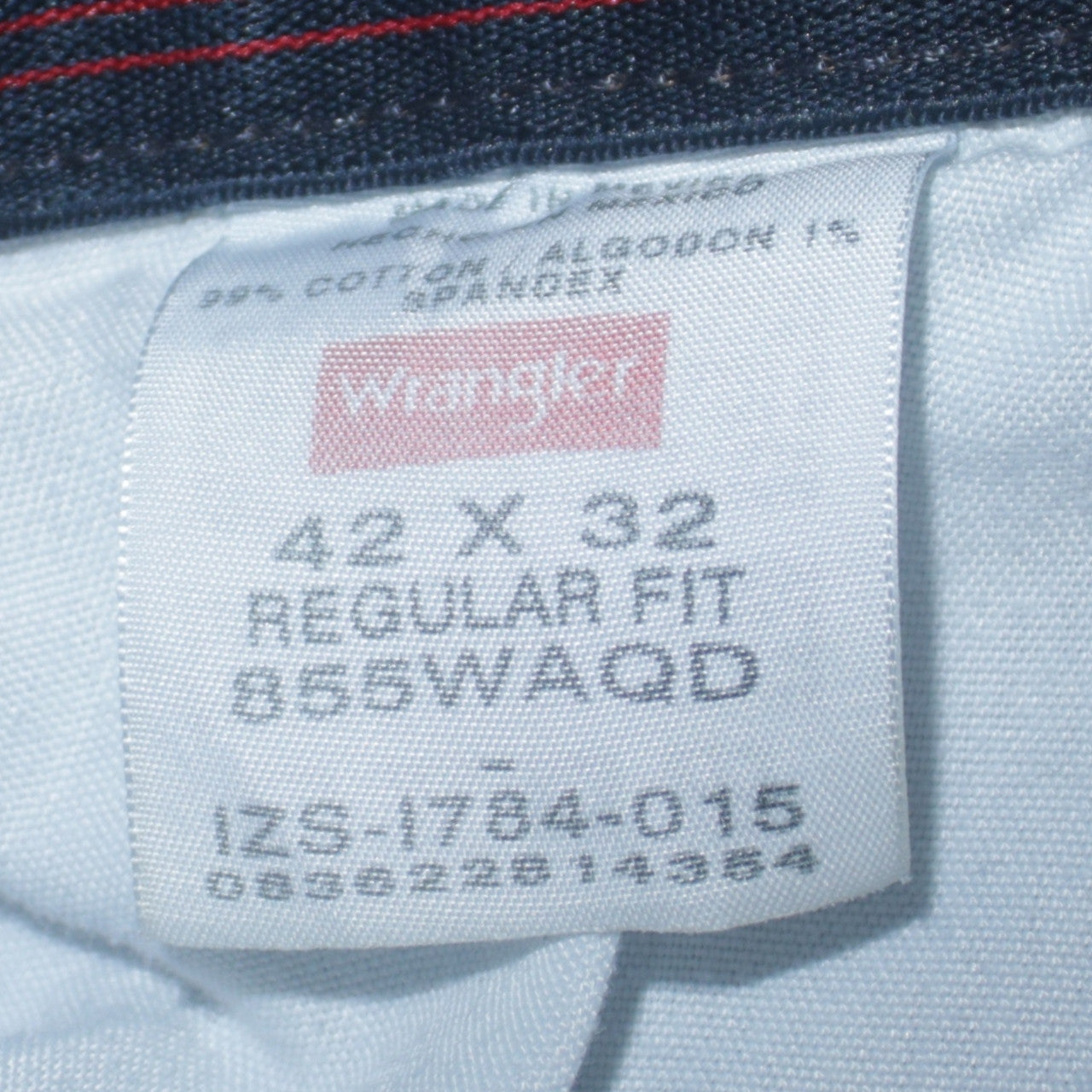 Wrangler Men's Blue Regular Fit Straight Jeans 42x32 Denim