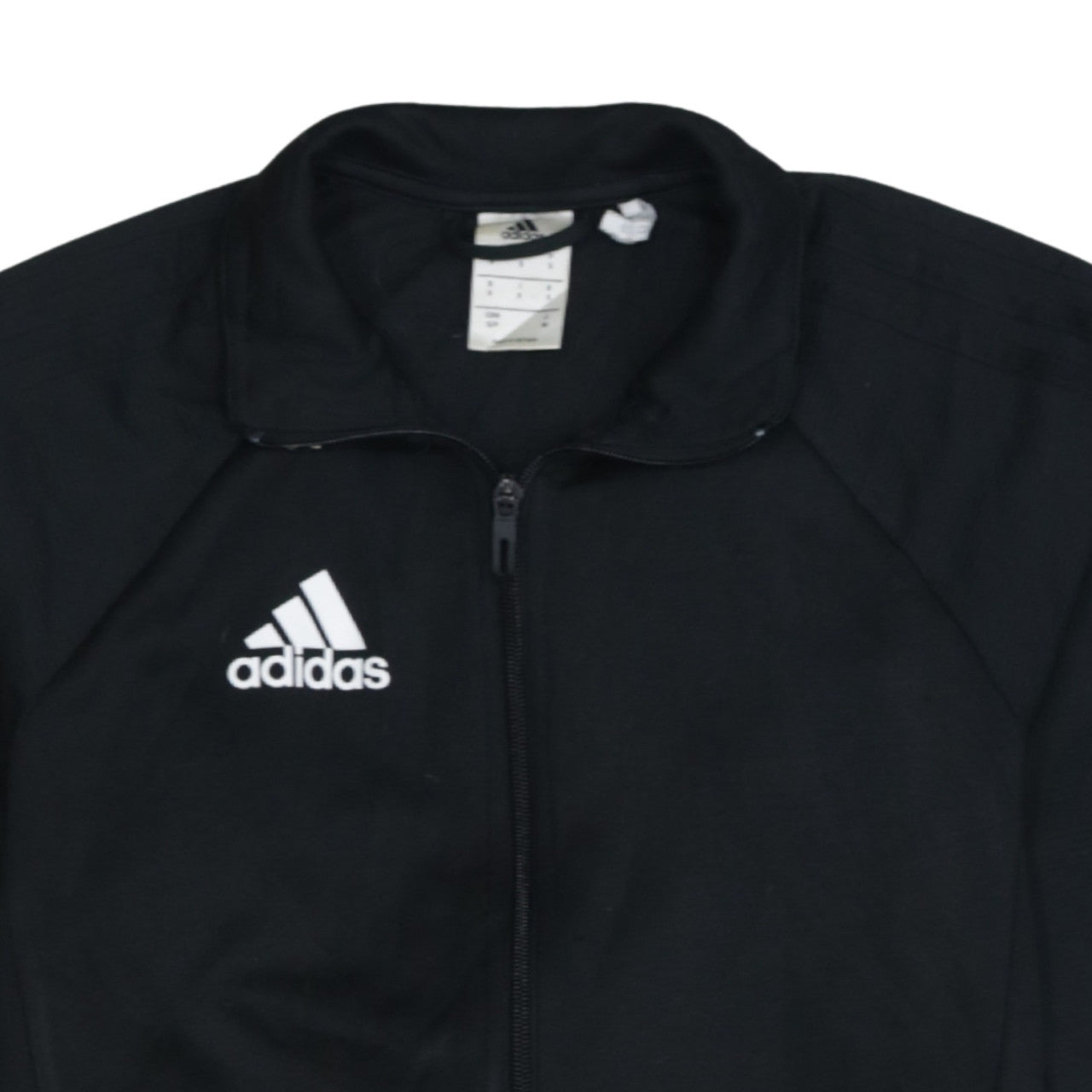 Adidas Men's Black S Track Jacket Full Zip Lightweight Activewear