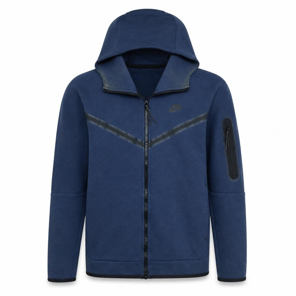 Nike Men's Blue Full Zip Hoodie XS Regular Fit Sportswear