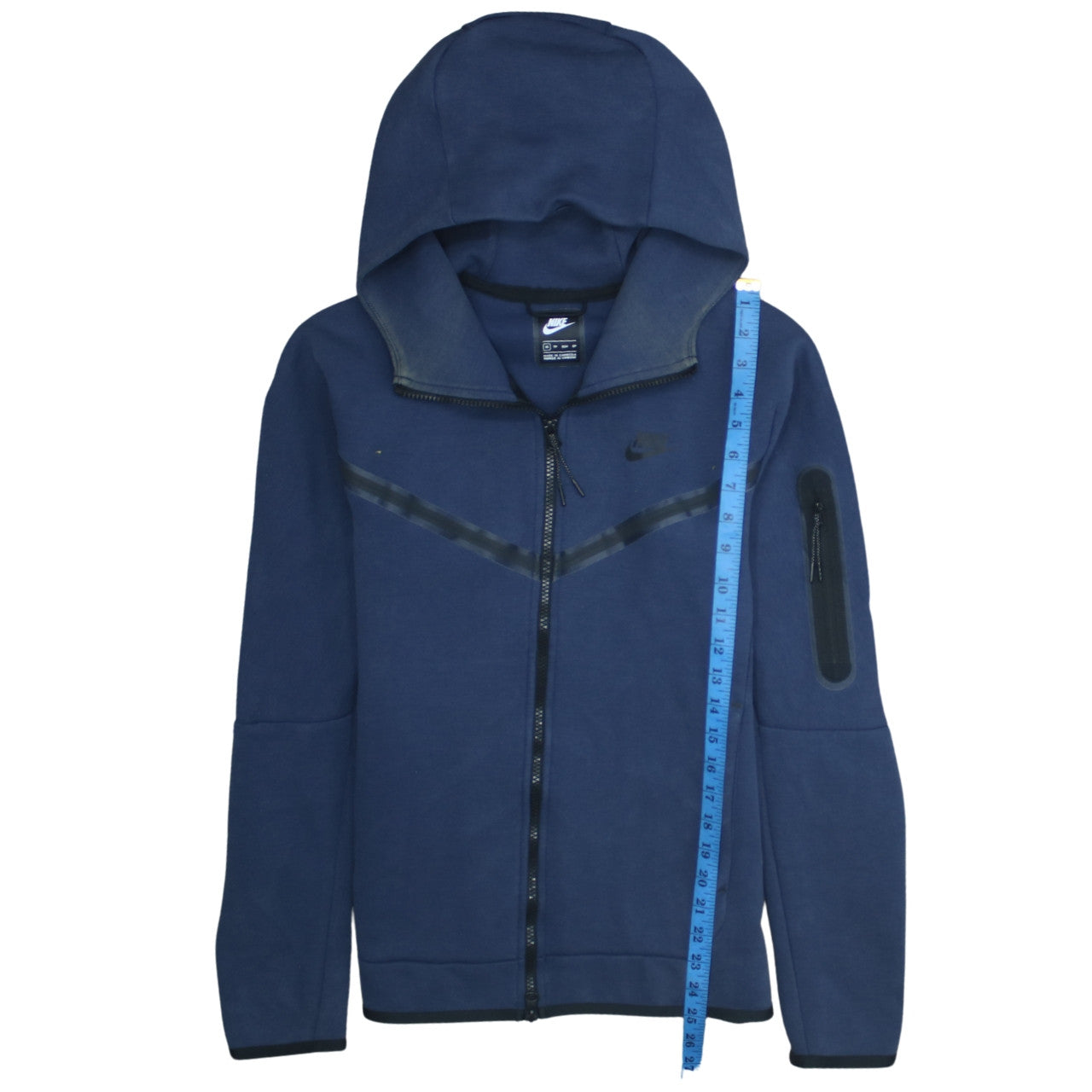 Nike Men's Blue Full Zip Hoodie XS Regular Fit Sportswear