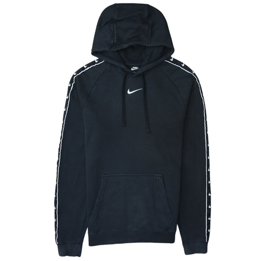Nike Men’s Black Pullover Hoodie XS Logo Sleeve Sportswear