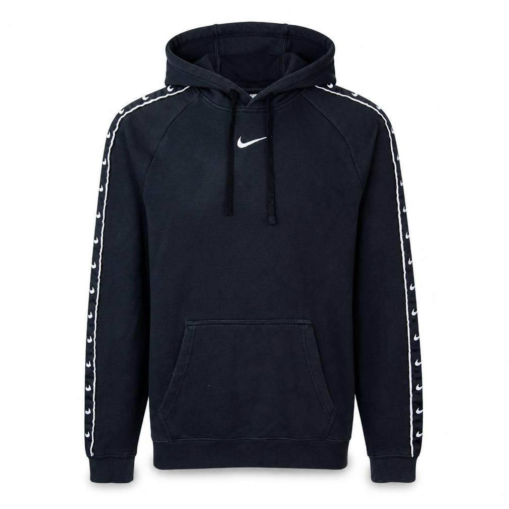 Nike Men’s Black Pullover Hoodie XS Logo Sleeve Sportswear
