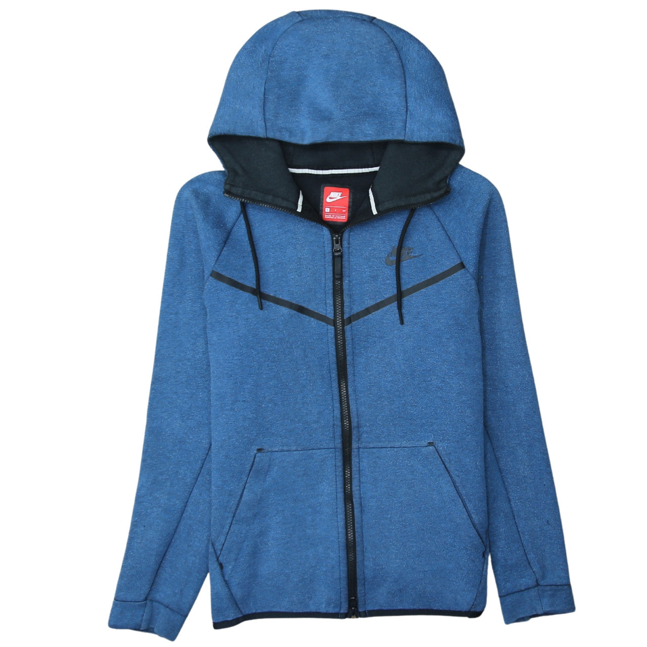 Nike Men's Blue Full Zip Hoodie Size S Regular Fit Sportswear