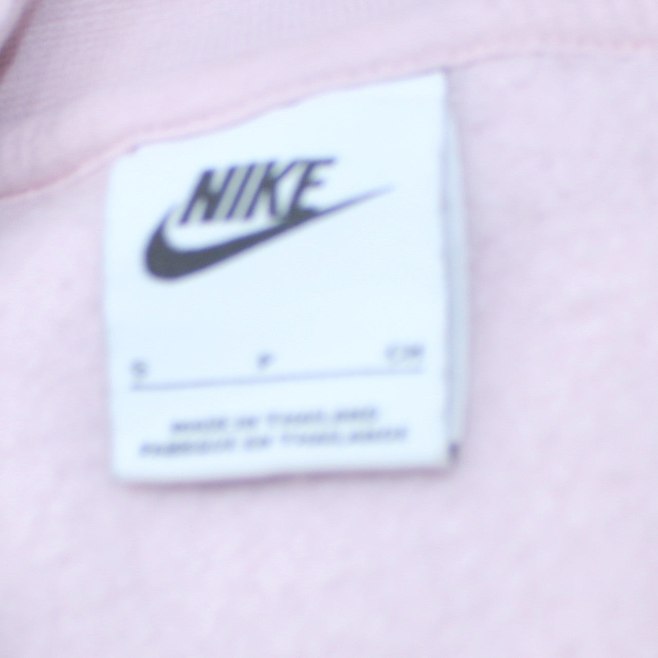 Nike Women's Pink Crew Neck Pullover Sweatshirt Size S