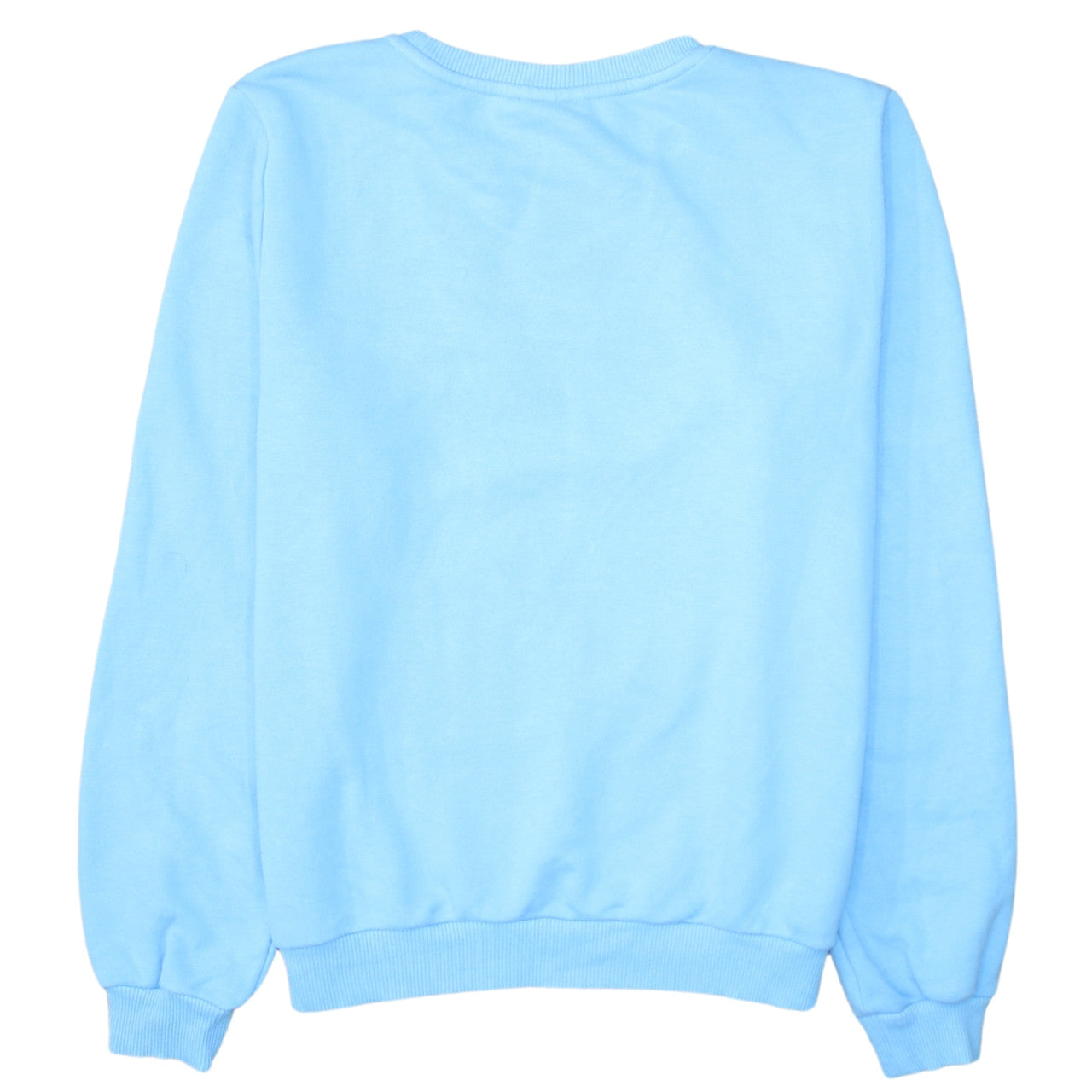Gelijk Nen Echte Women's Blue Cotton Blend Pullover Sweatshirt Size S