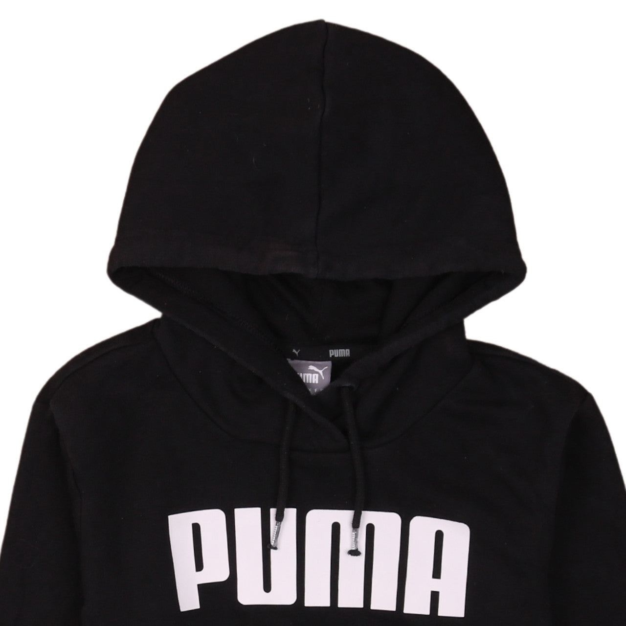 Puma Womens Black Size 10 Pullover Hoodie Sweatshirt