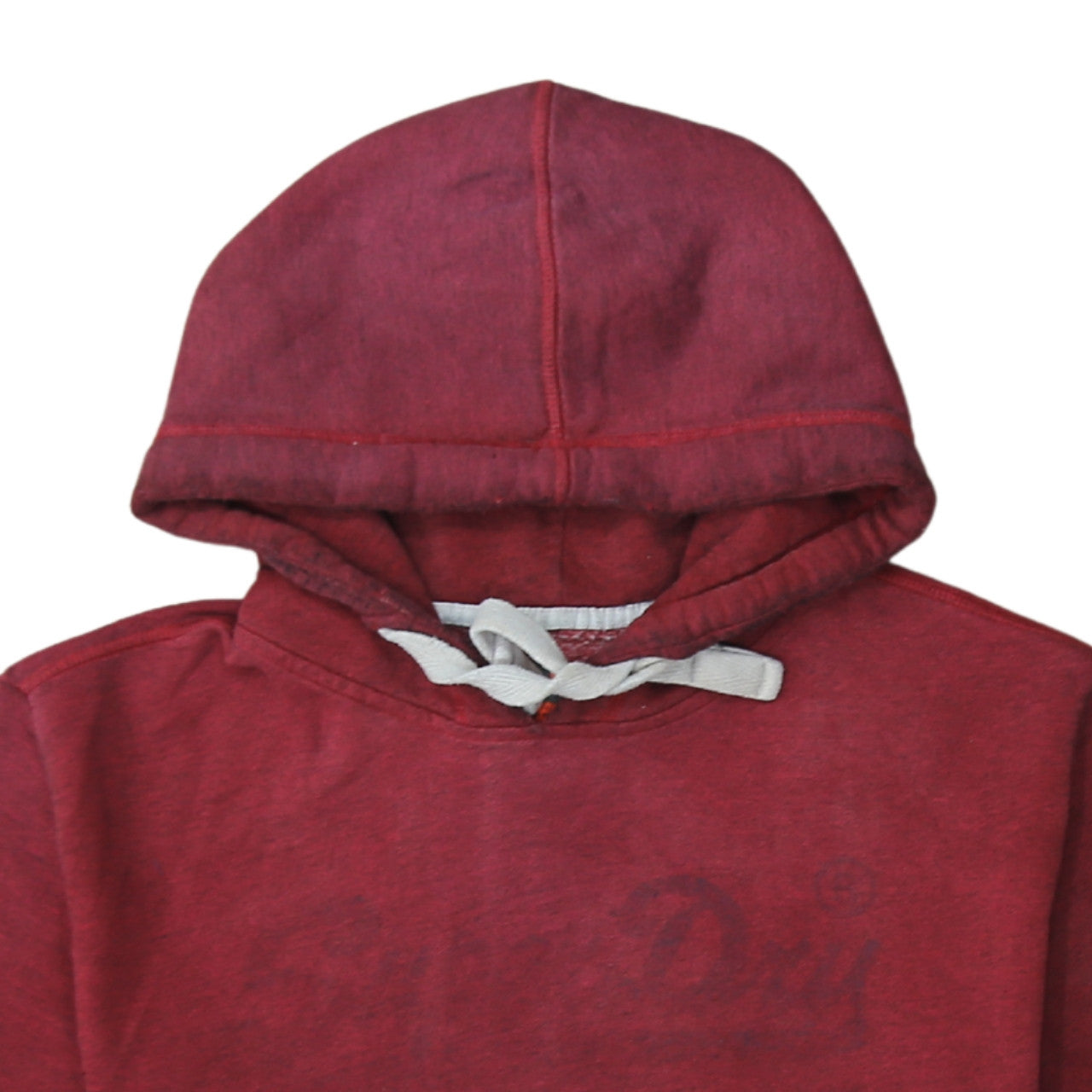 Superdry Men’s Red Short Sleeve Pullover Hoodie Size M