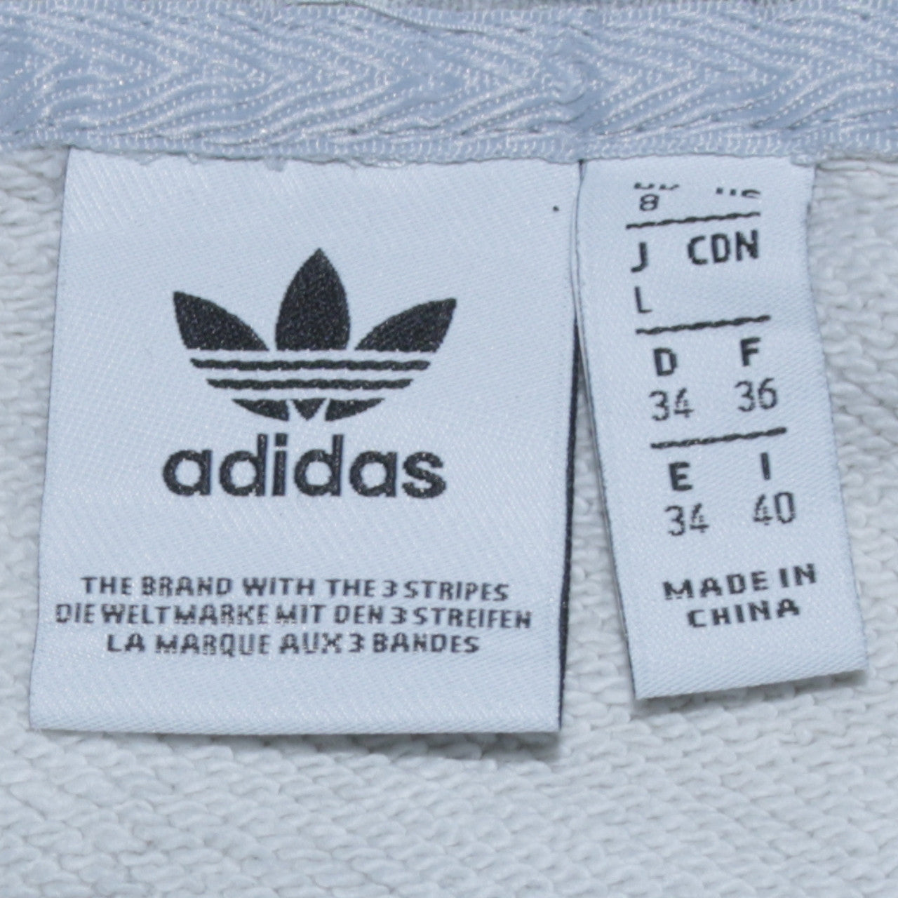 Adidas Women’s Grey Pullover Hoodie Size 8 Regular Fit Casual