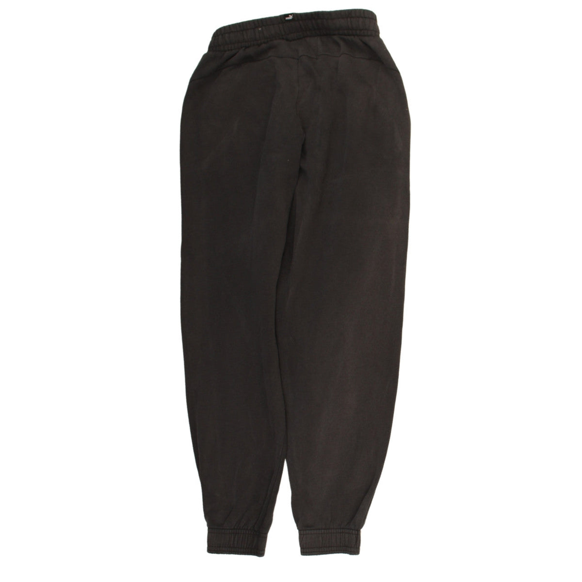 Puma Boys Black Jogger Sweatpants 13-14 Years Fleece Tapered Fit