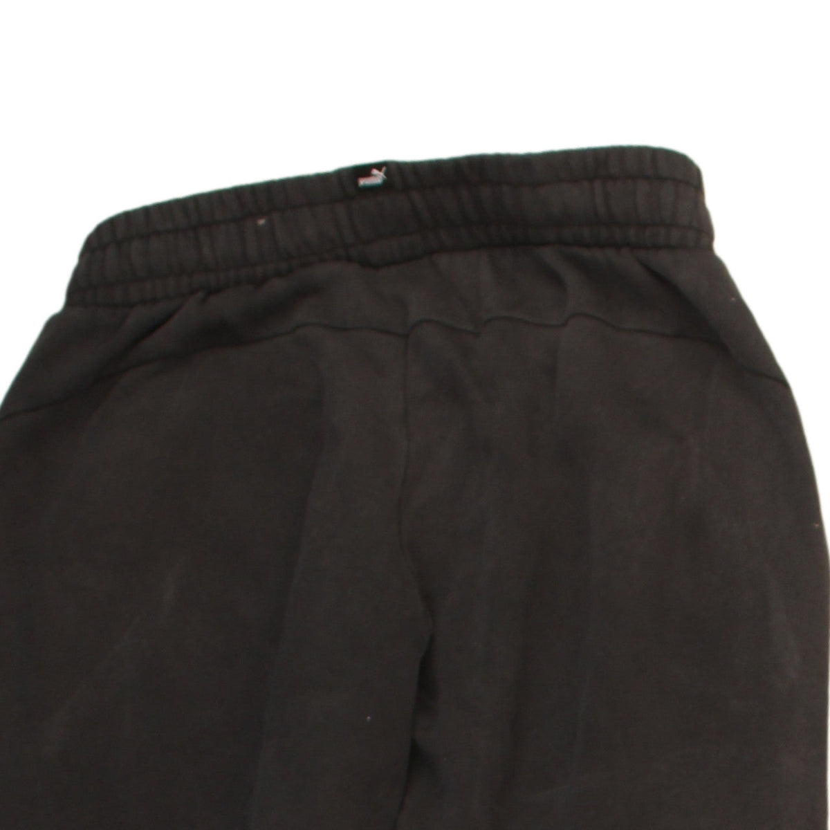 Puma Boys Black Jogger Sweatpants 13-14 Years Fleece Tapered Fit