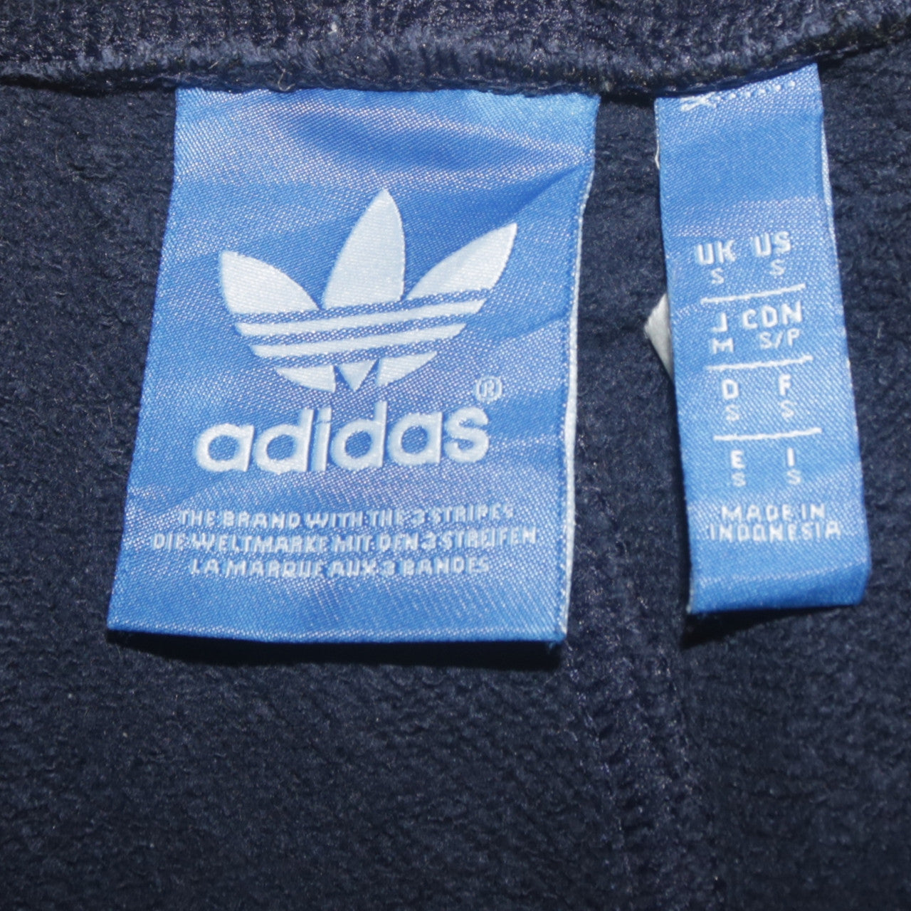 Adidas Men's Blue Sweatpants S Regular Fit Fleece Activewear Trousers