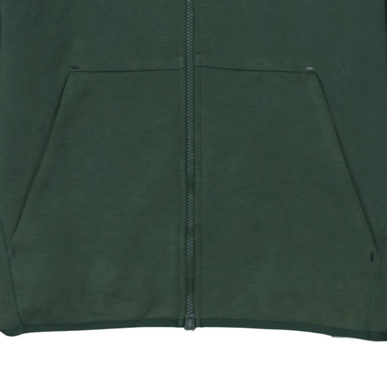 Nike Mens Green Full Zip Hoodie L Regular Fit Sportswear