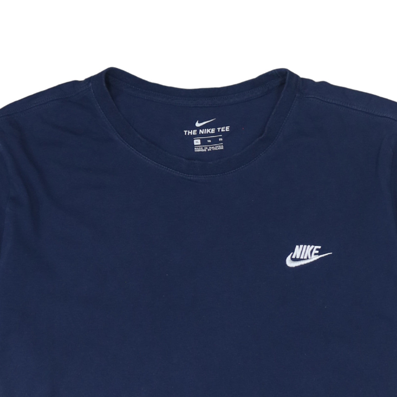 Nike Men's Blue XL Crew Neck Cotton Short Sleeve T-Shirt