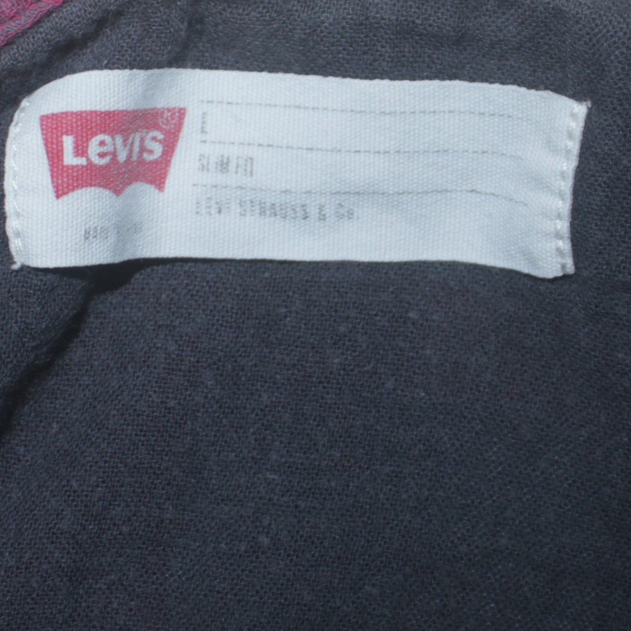 Levi's Men's Multicoloured Slim Fit Check Flannel Button-Up Shirt L