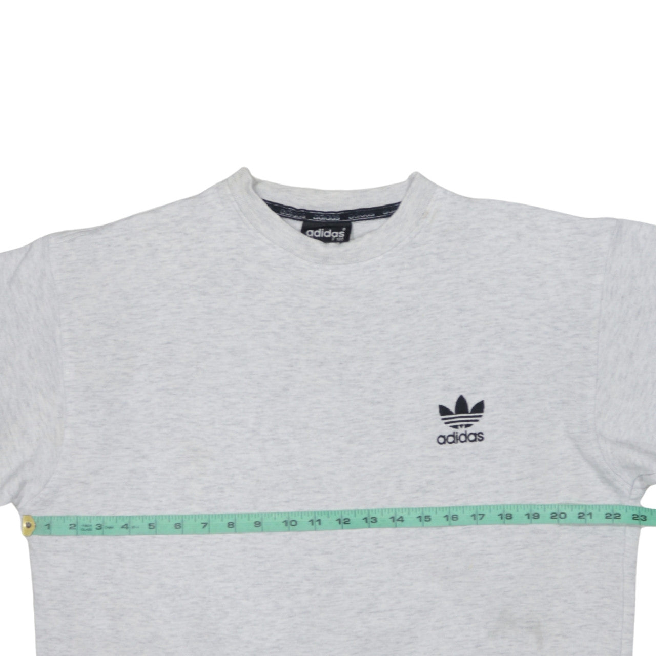 Adidas Mens Grey Crew Neck Pullover Sweatshirt L Regular Fit