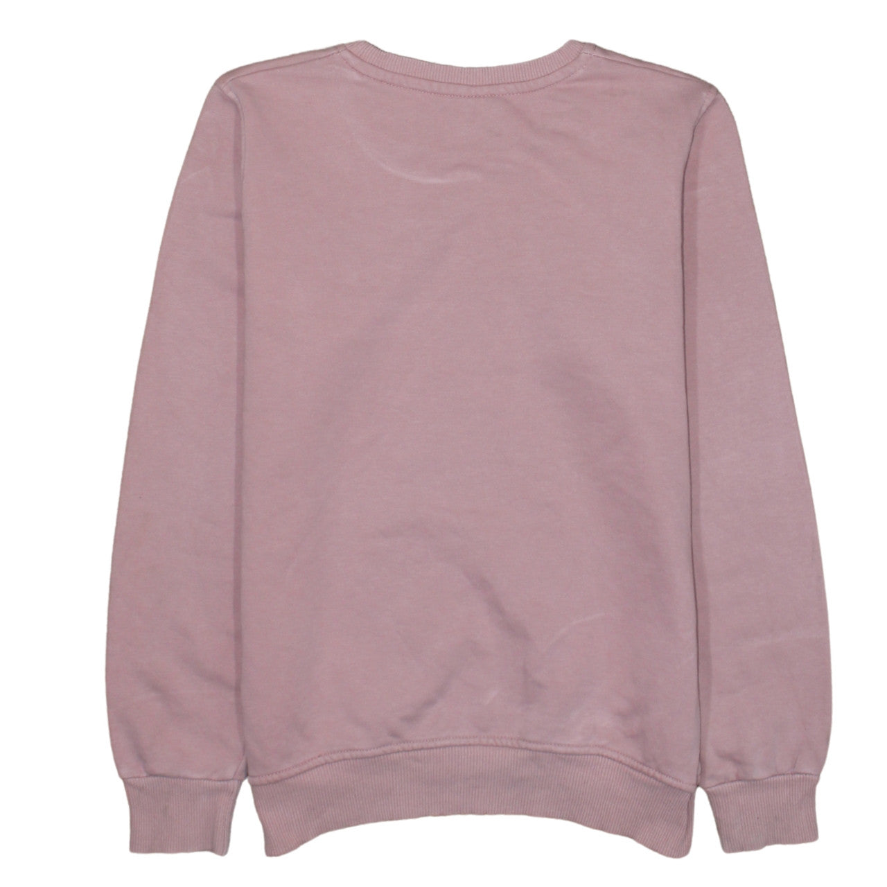 Nike Women Pink Cotton Crew Neck Pullover Sweatshirt Size S