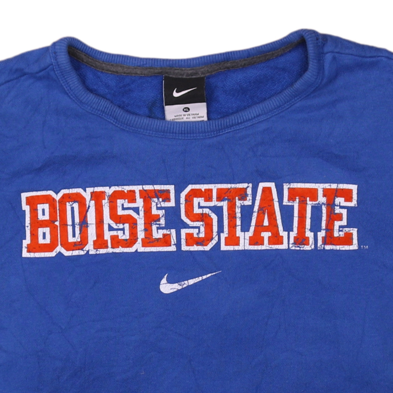 Nike Women’s Blue Boise State Crew Neck Sweatshirt XL