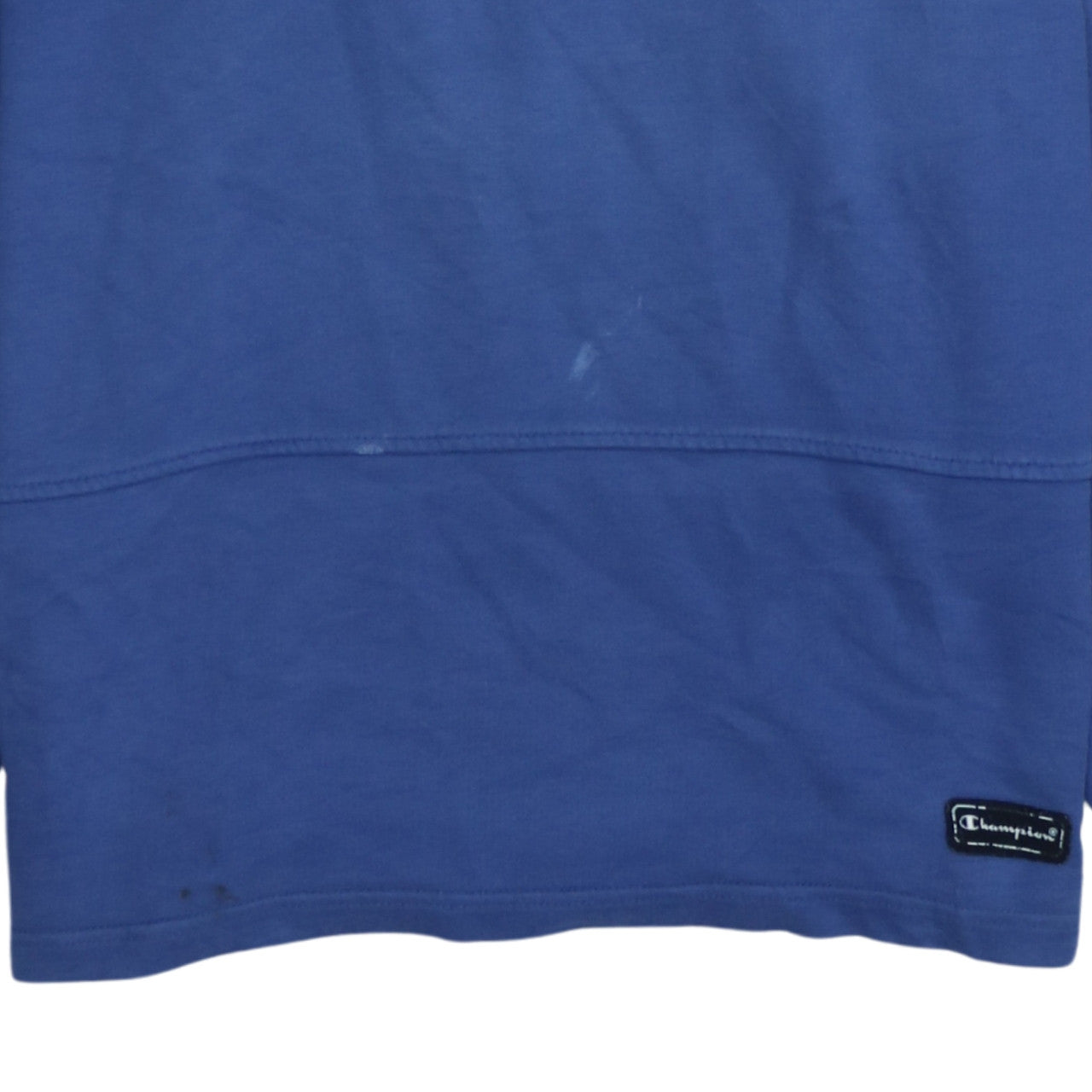 Champion Men's Blue 1/4 Zip Sports Sweatshirt Size M