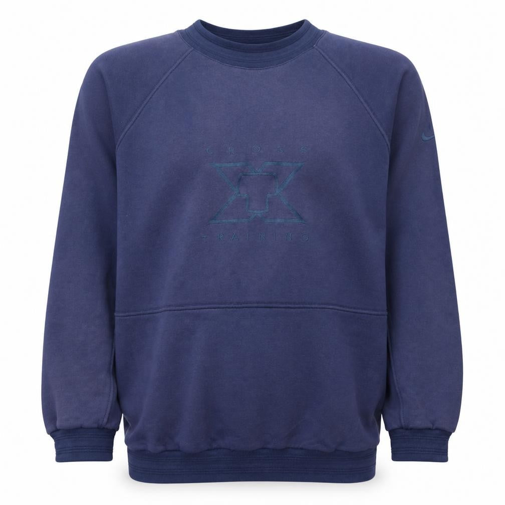Nike Men's Blue Large Cross Training Vintage Sweatshirt