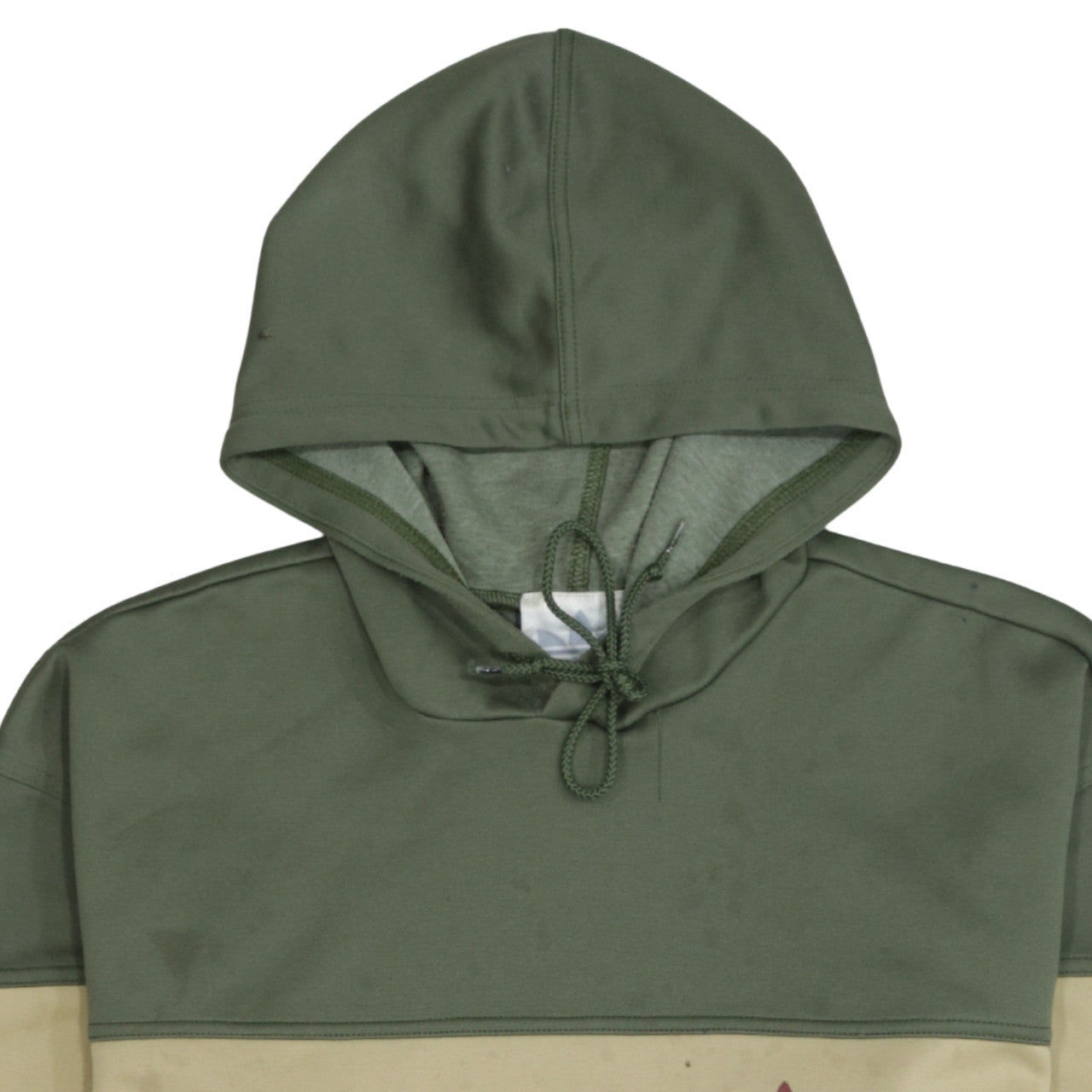 Adidas Men's Green Pullover Hoodie S Logo Sports Style