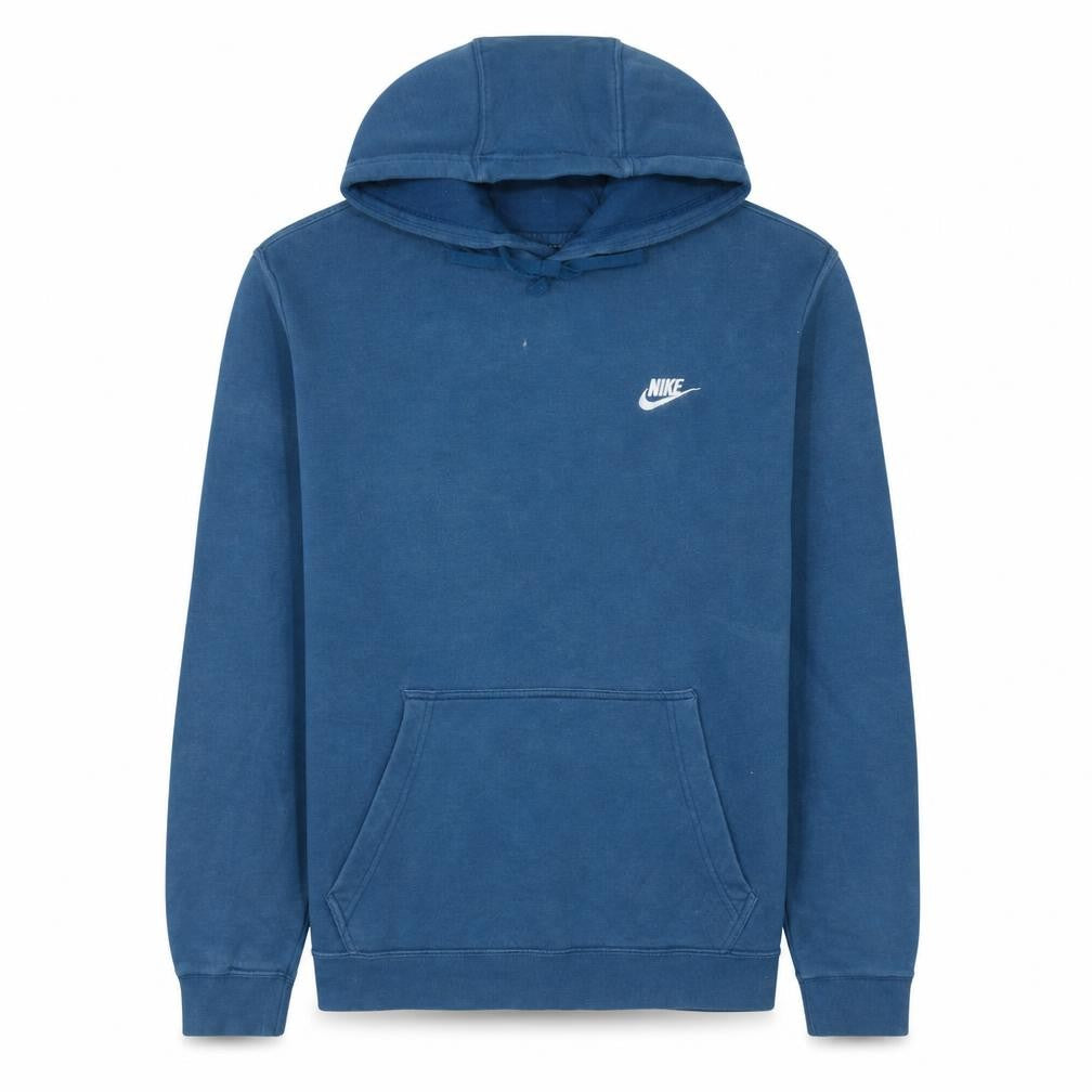 Nike Men's Blue Pullover Hoodie M Regular Fit Fleece Sweatshirt