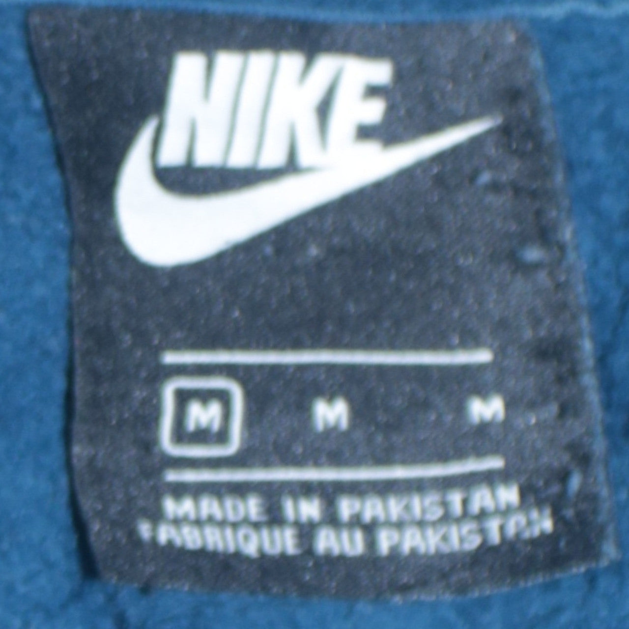 Nike Men's Blue Pullover Hoodie M Regular Fit Fleece Sweatshirt