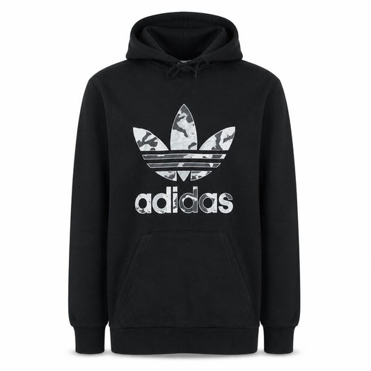 Adidas Men's Black Hoodie Small Pullover Fleece Logo Sportswear