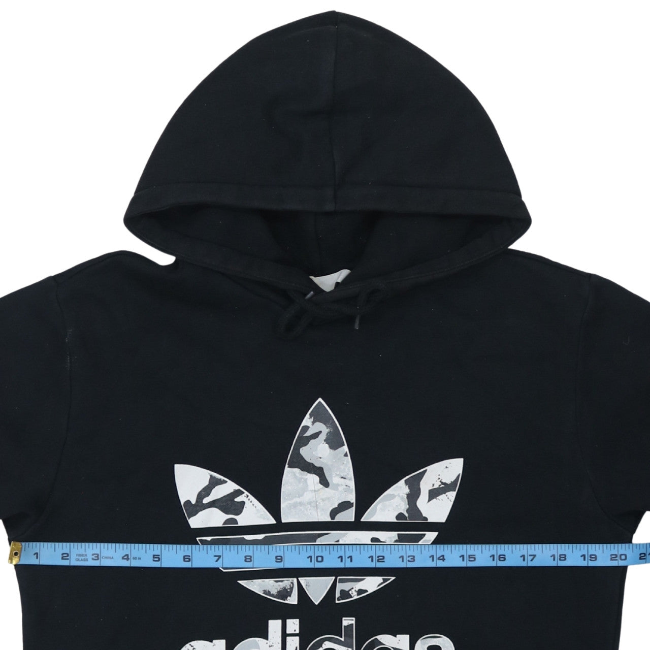 Adidas Men's Black Hoodie Small Pullover Fleece Logo Sportswear