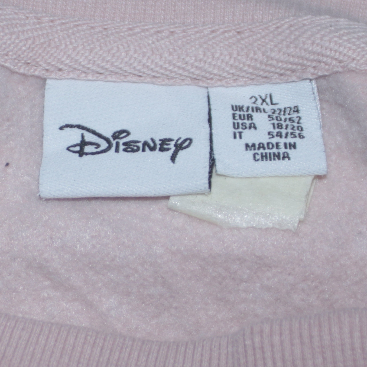 Disney Primark Women Beige Minnie Mouse Pullover Sweatshirt 2XL