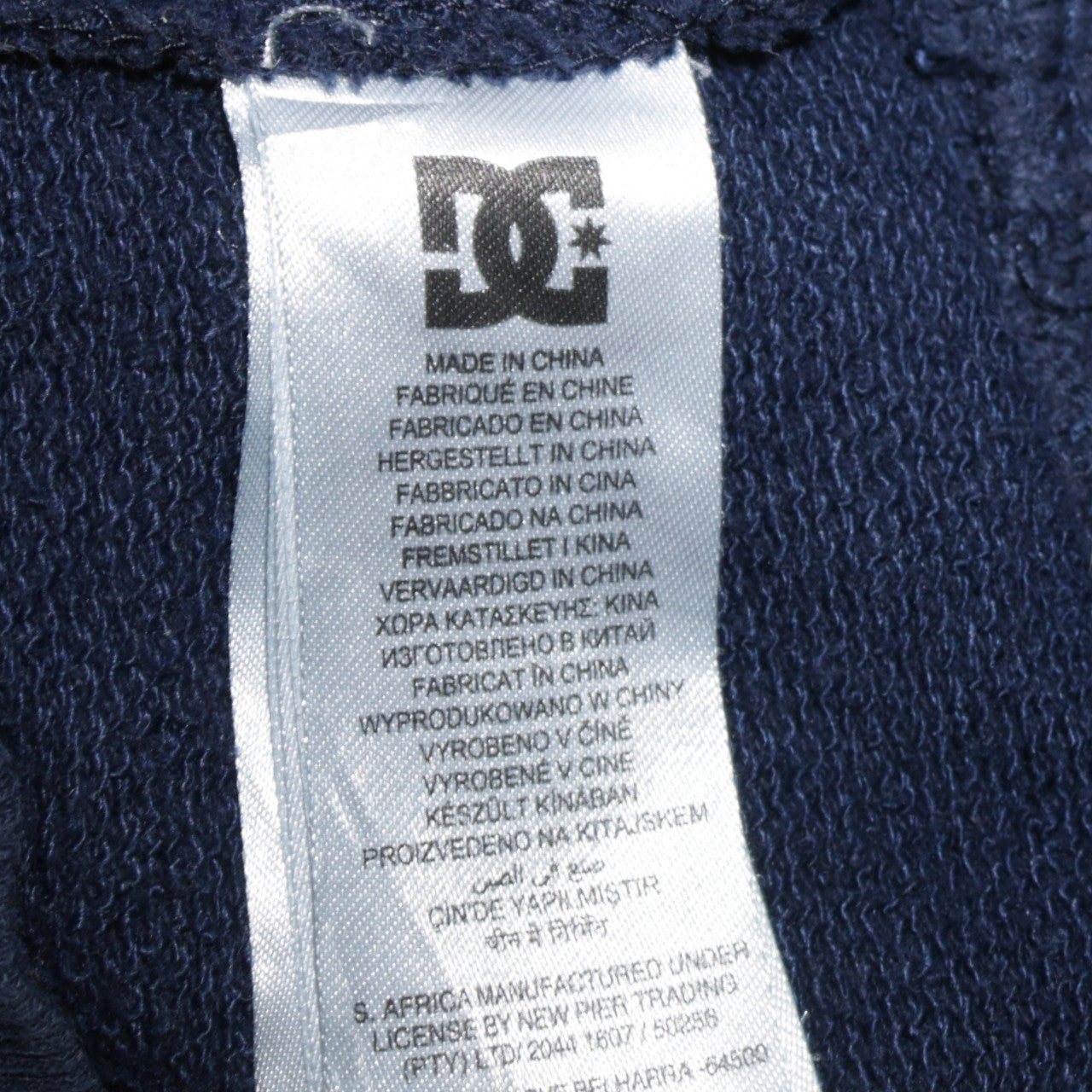 DC Men's Blue Crew Neck Sweatshirt M Regular Fit Pullover