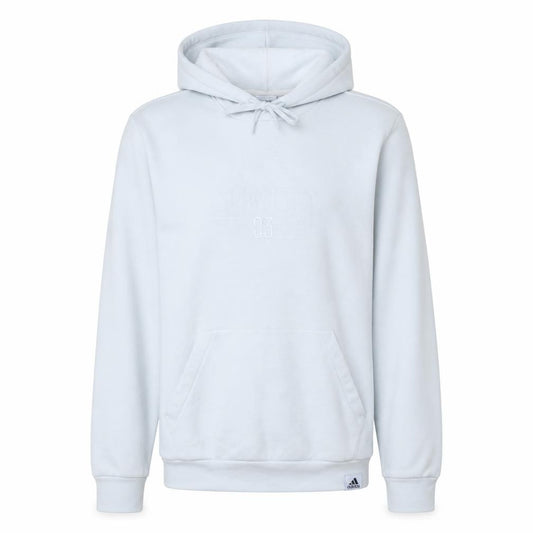 adidas Men's White Pullover Hoodie Small Sports Cotton Blend