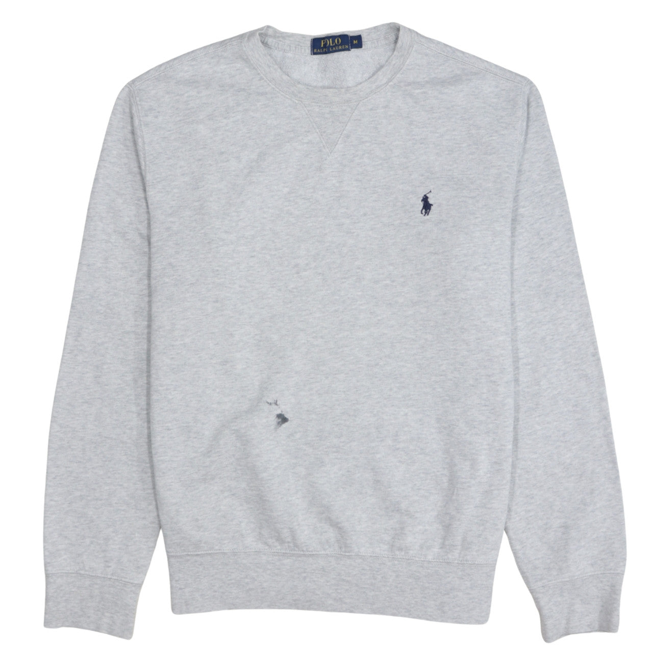 Polo Ralph Lauren Mens Grey Crew Neck Sweatshirt M Regular Fit