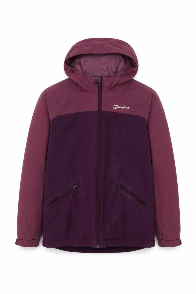 Berghaus Girls Purple Waterproof Hooded Rain Jacket 11-12 Years
