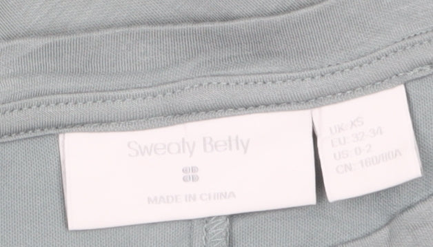 Sweaty Betty Women's Green XS Relaxed Modal Jersey T-Shirt