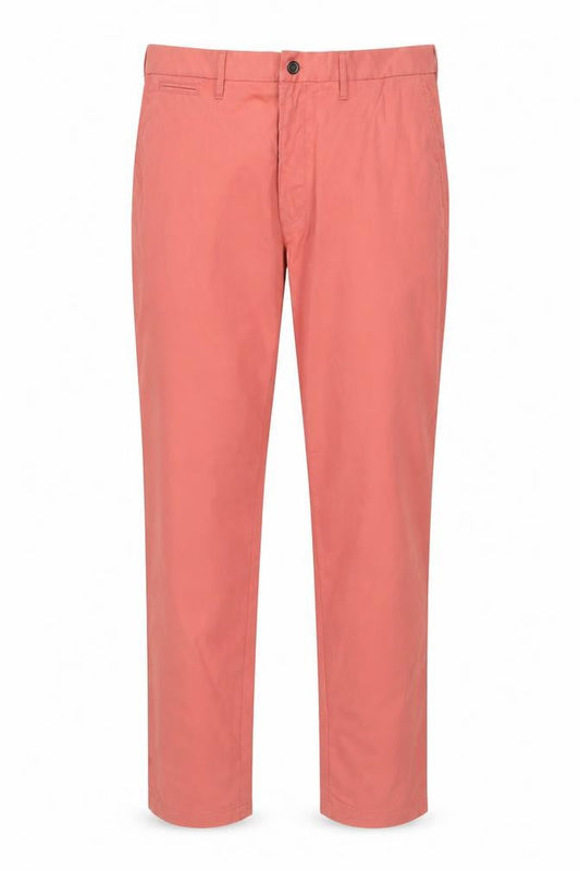 Marks & Spencer Men's Pink Regular Fit Chino Trousers Size 40
