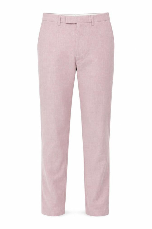 Marks & Spencer Men’s Pink Slim Fit Trousers 30W 33L