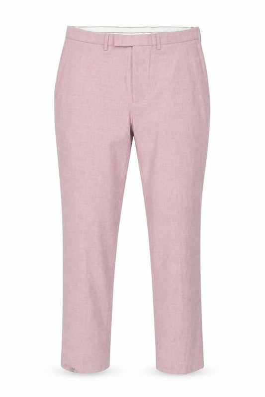 Marks & Spencer Men’s Pink Slim Fit Dress Trousers 34W 33L