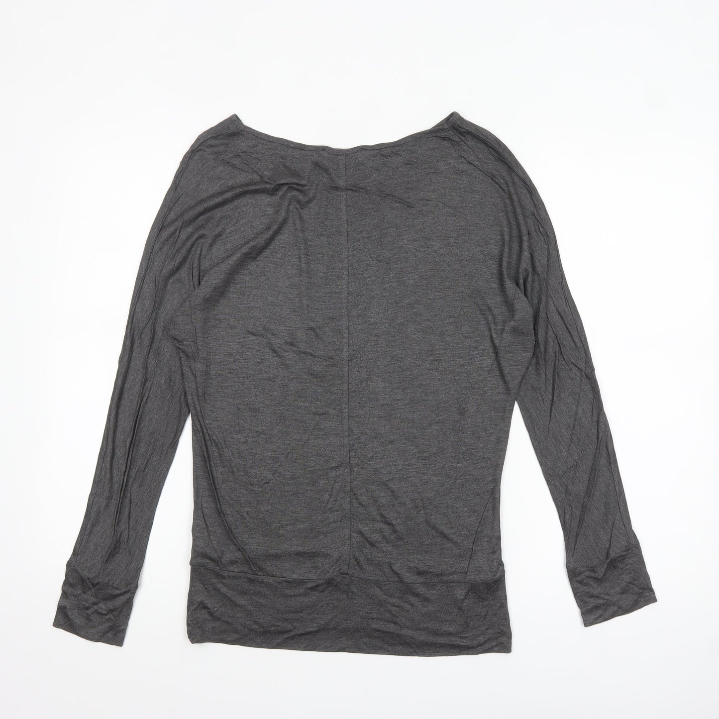 Mint Velvet Women’s Grey Sequin Animal Print Long Sleeve Top XS