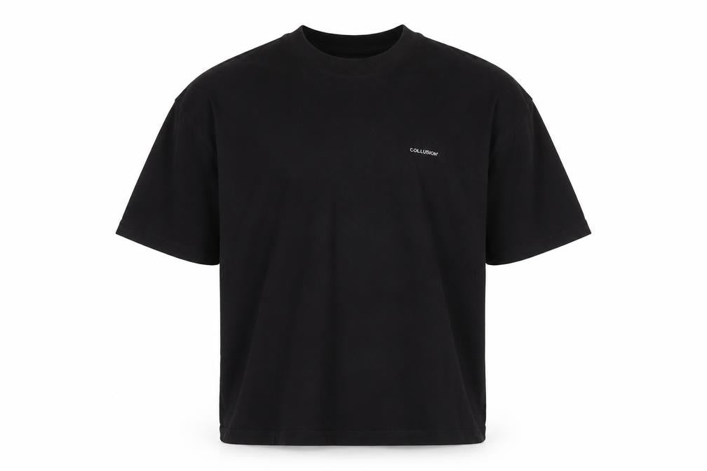 Collusion Men’s Black Palm Springs Graphic T-Shirt Medium