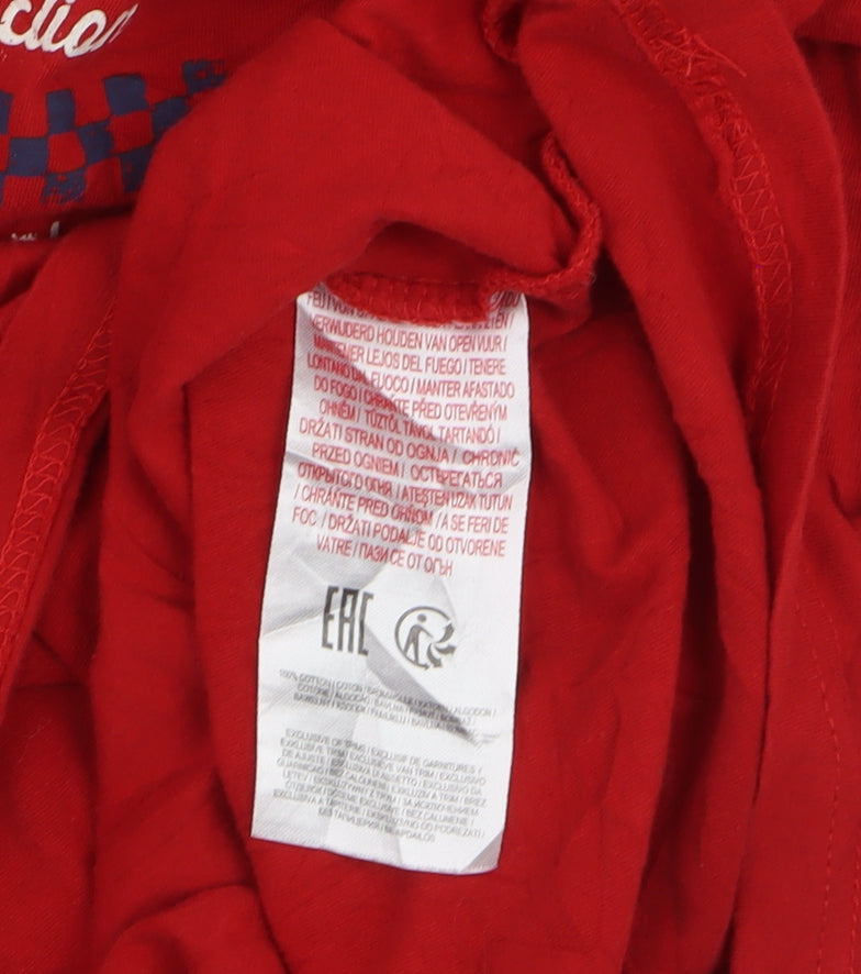 STH SHORE Men's Red 2XL Graphic Motorcycle T-Shirt