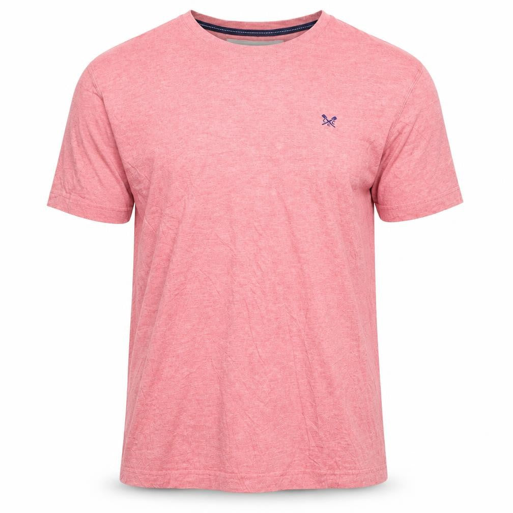 Crew Clothing Men's Pink Cotton Short Sleeve T-Shirt M