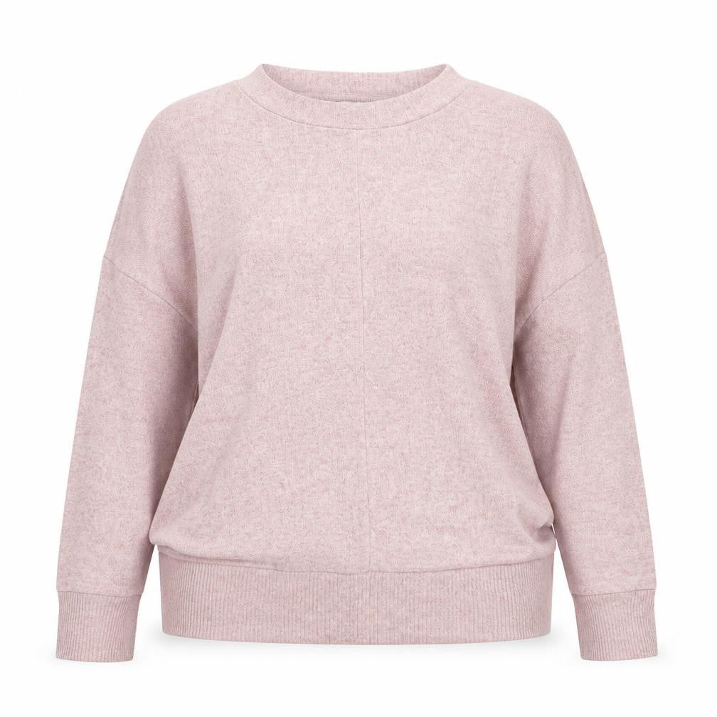 Next Women Pink Crew Neck Long Sleeve Pullover Jumper Size 18