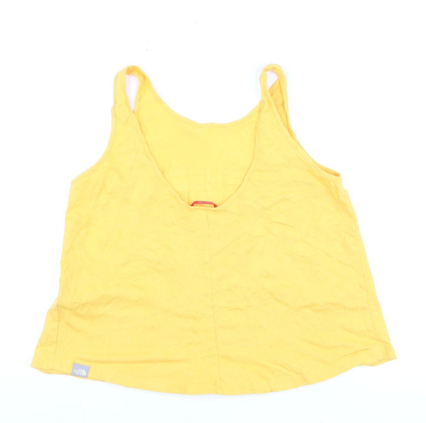 The North Face Womens Yellow Cotton Tank Top Size S