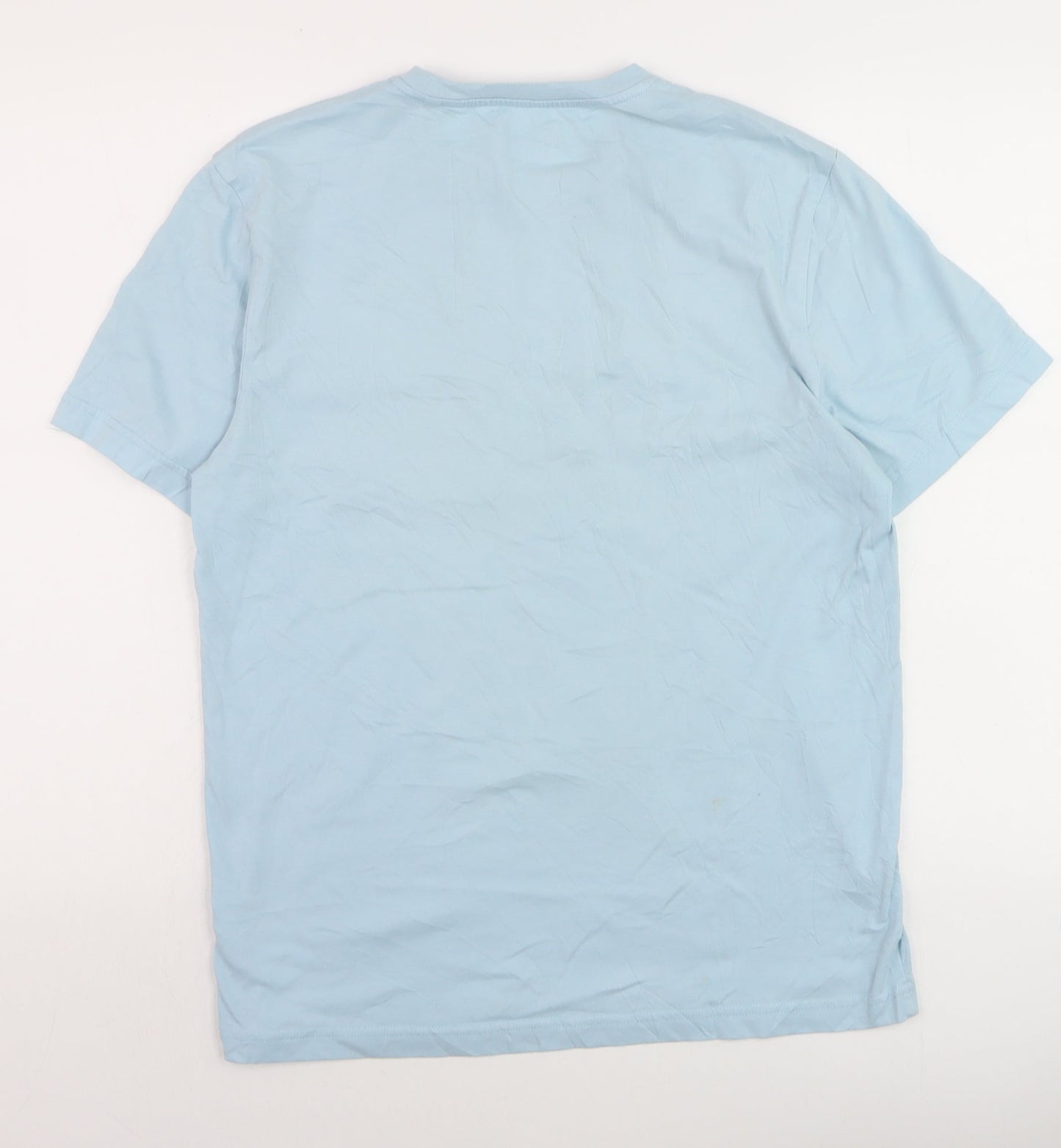 Original Penguin Mens Blue Crew Neck Short Sleeve T-Shirt Size M