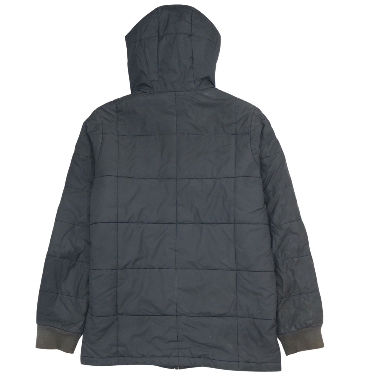 Adidas Boys Black 13-14 Years Hooded Puffer Jacket Winter Coat