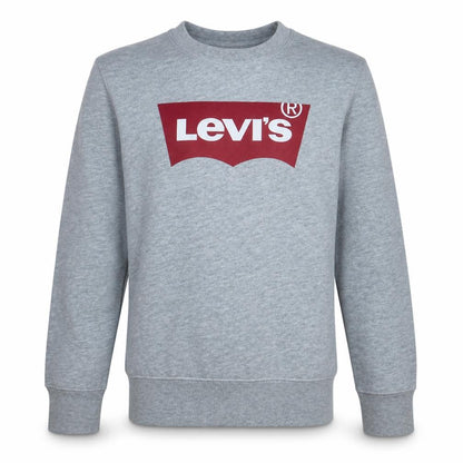 Levi's Boys Grey Crew Neck Logo Sweatshirt Size 12 Years Cotton Blend