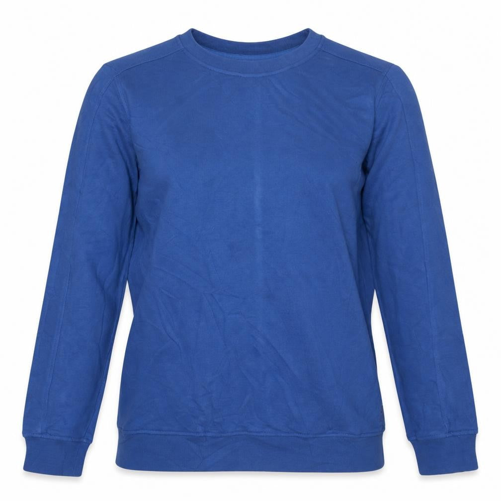 Gym+Coffee Womens Blue Pullover Sweatshirt Size M