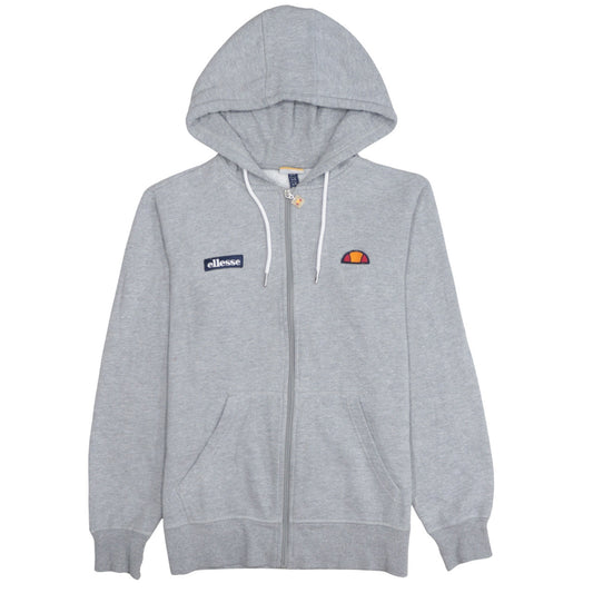 Ellesse Men's Grey Full Zip Hoodie Small Regular Fit Classic Sportswear